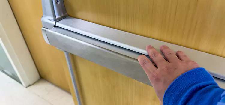 Installing a Push Bar on a Door Allen Park