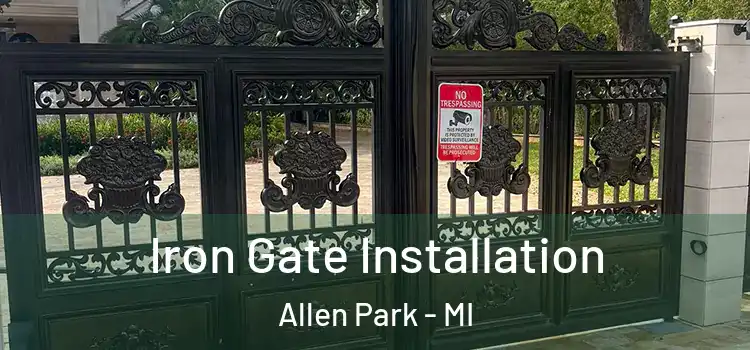  Iron Gate Installation Allen Park - MI