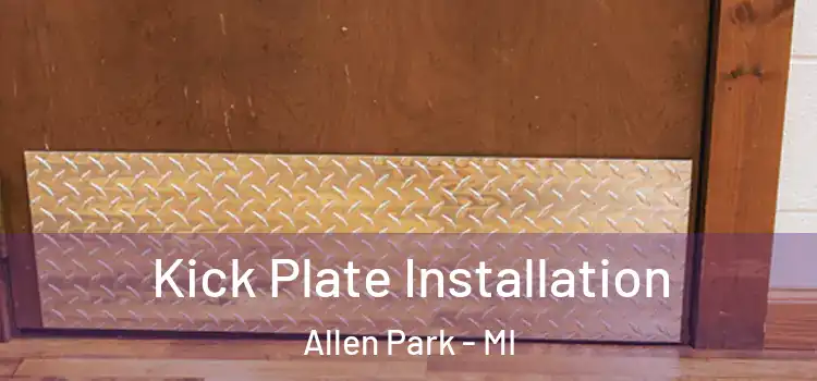  Kick Plate Installation Allen Park - MI